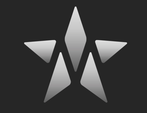 M字母與五角星logo設計.png