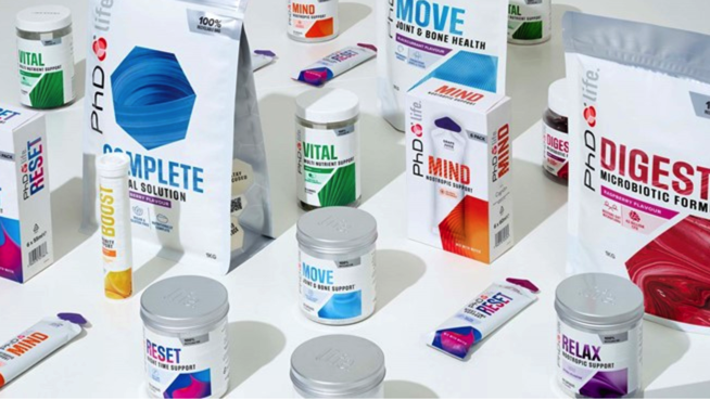  PhD Nutrition 的子品牌Phd Life設計整套VI .png